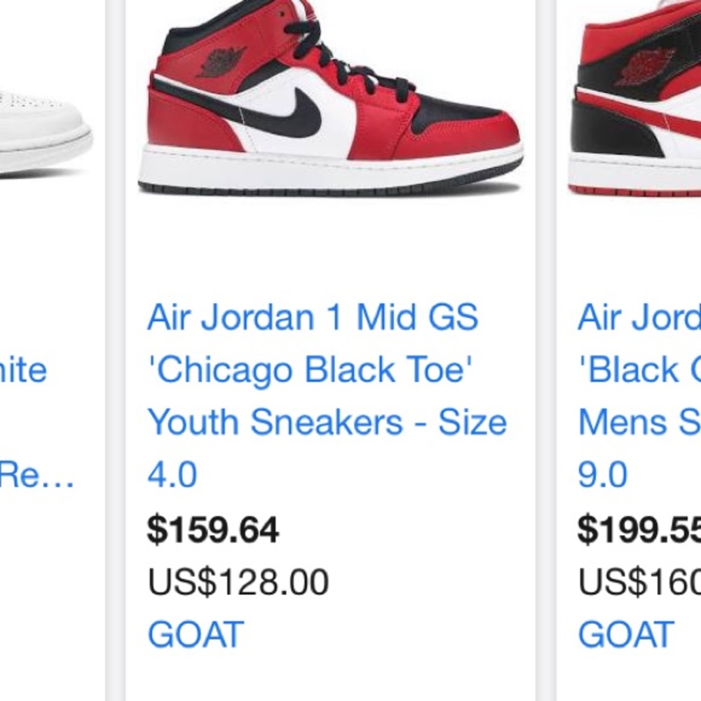 CHICAGO BLACK TOE WOMANS AIR JORDAN 1 **PERFECT CONDITION***